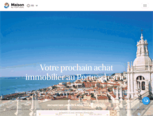 Tablet Screenshot of maison-au-portugal.com